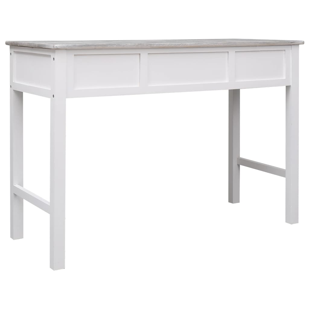 Schreibtisch Grau 110×45×76 cm Holz - Pazzar.ch