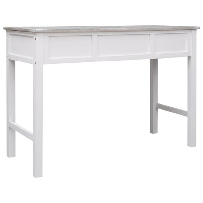 Schreibtisch Grau 110×45×76 cm Holz - Pazzar.ch