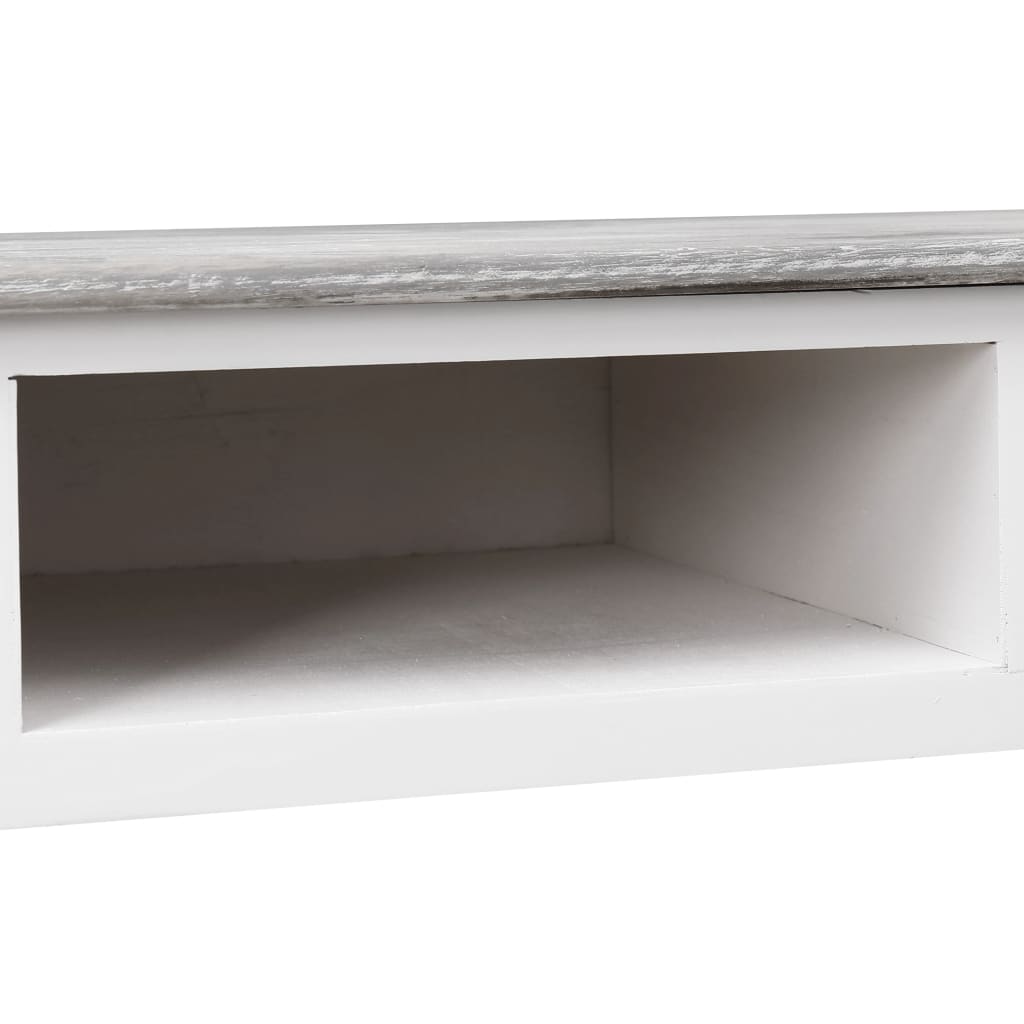 Schreibtisch Grau 110×45×76 cm Holz - Pazzar.ch