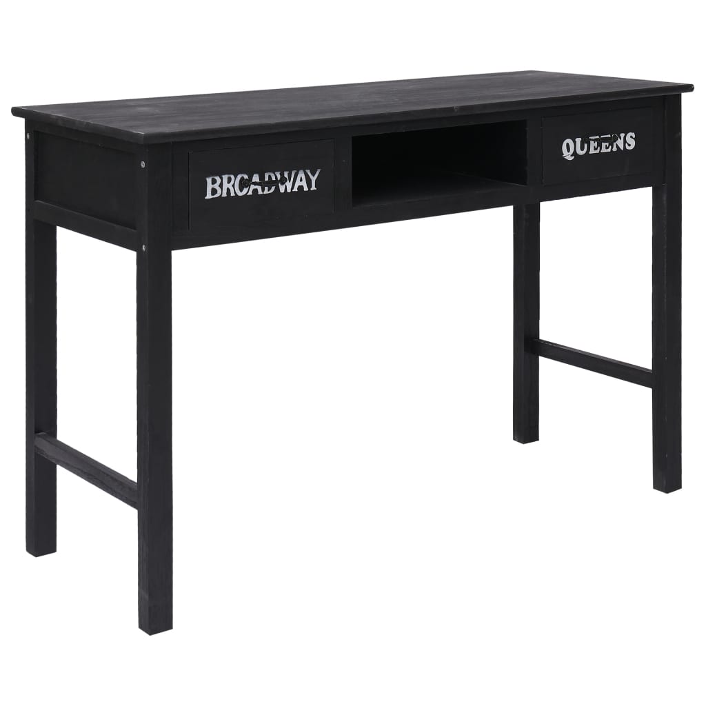 Konsolentisch Schwarz 110 x 45 x 76 cm Holz - Pazzar.ch