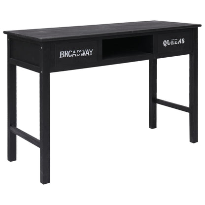 Konsolentisch Schwarz 110 x 45 x 76 cm Holz - Pazzar.ch
