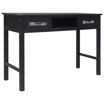 Konsolentisch Schwarz 110 x 45 x 76 cm Holz - Pazzar.ch