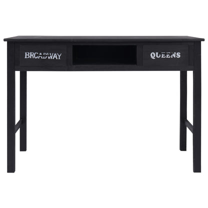 Konsolentisch Schwarz 110 x 45 x 76 cm Holz - Pazzar.ch