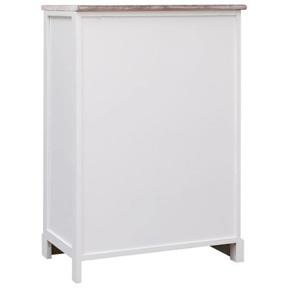 Sideboard mit 10 Schubladen Braun 113x30x79 cm Holz - Pazzar.ch