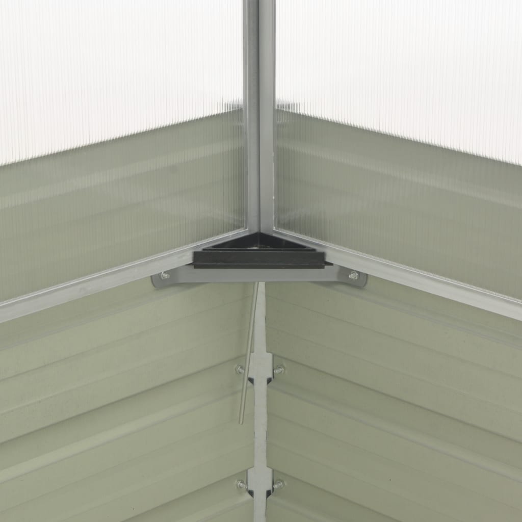 Gewächshaus Braun 100 x 100 x 85 cm Verzinkter Stahl - Pazzar.ch