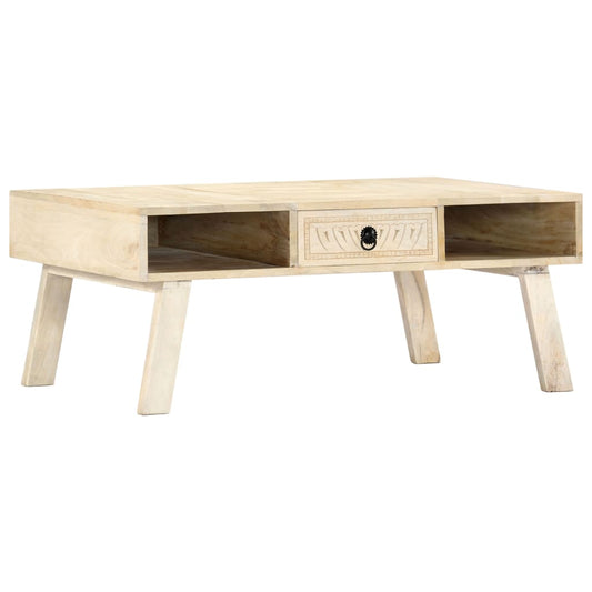 Couchtisch 100×60×40 cm Mango Massivholz - Pazzar.ch