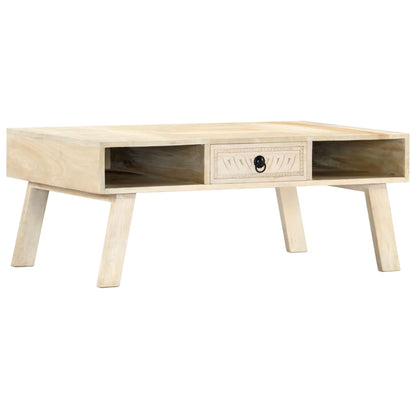 Couchtisch 100×60×40 cm Mango Massivholz - Pazzar.ch