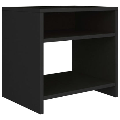 Nachttisch Schwarz 40x30x40 cm Holzwerkstoff - Pazzar.ch