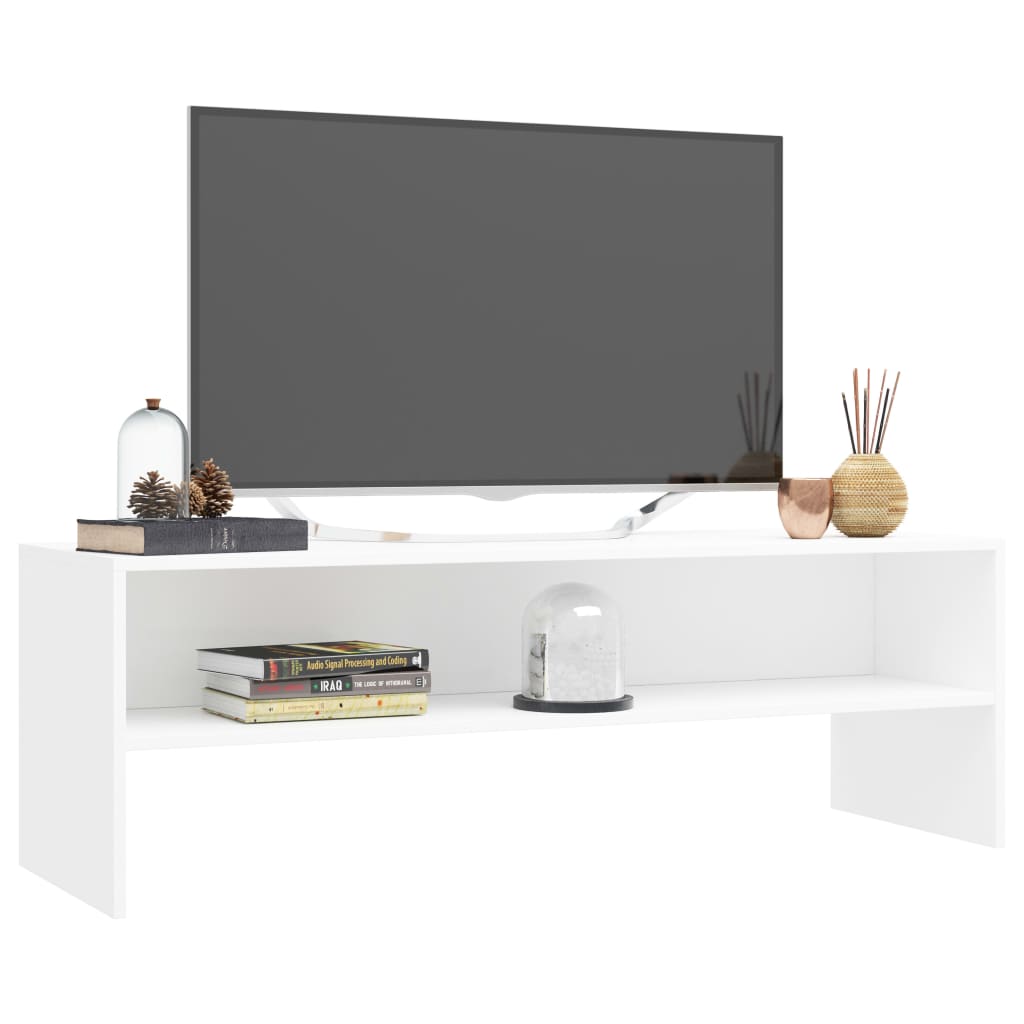 TV-Schrank Weiß 120x40x40 cm Holzwerkstoff - Pazzar.ch