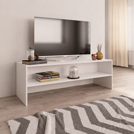 TV-Schrank Weiß 120x40x40 cm Holzwerkstoff - Pazzar.ch