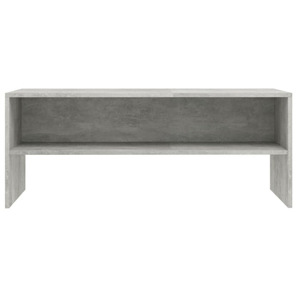 TV-Schrank Betongrau 100x40x40 cm Holzwerkstoff - Pazzar.ch