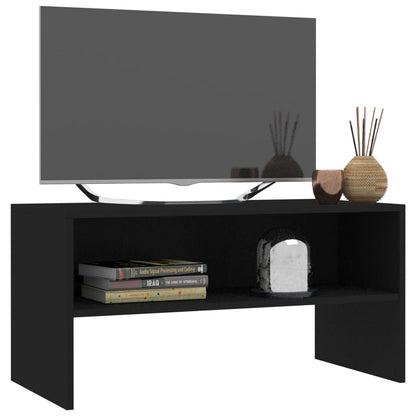 TV-Schrank Schwarz 80x40x40 cm Holzwerkstoff - Pazzar.ch