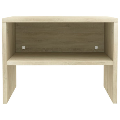 Nachttische 2 Stk. Sonoma-Eiche 40x30x30 cm Holzwerkstoff - Pazzar.ch