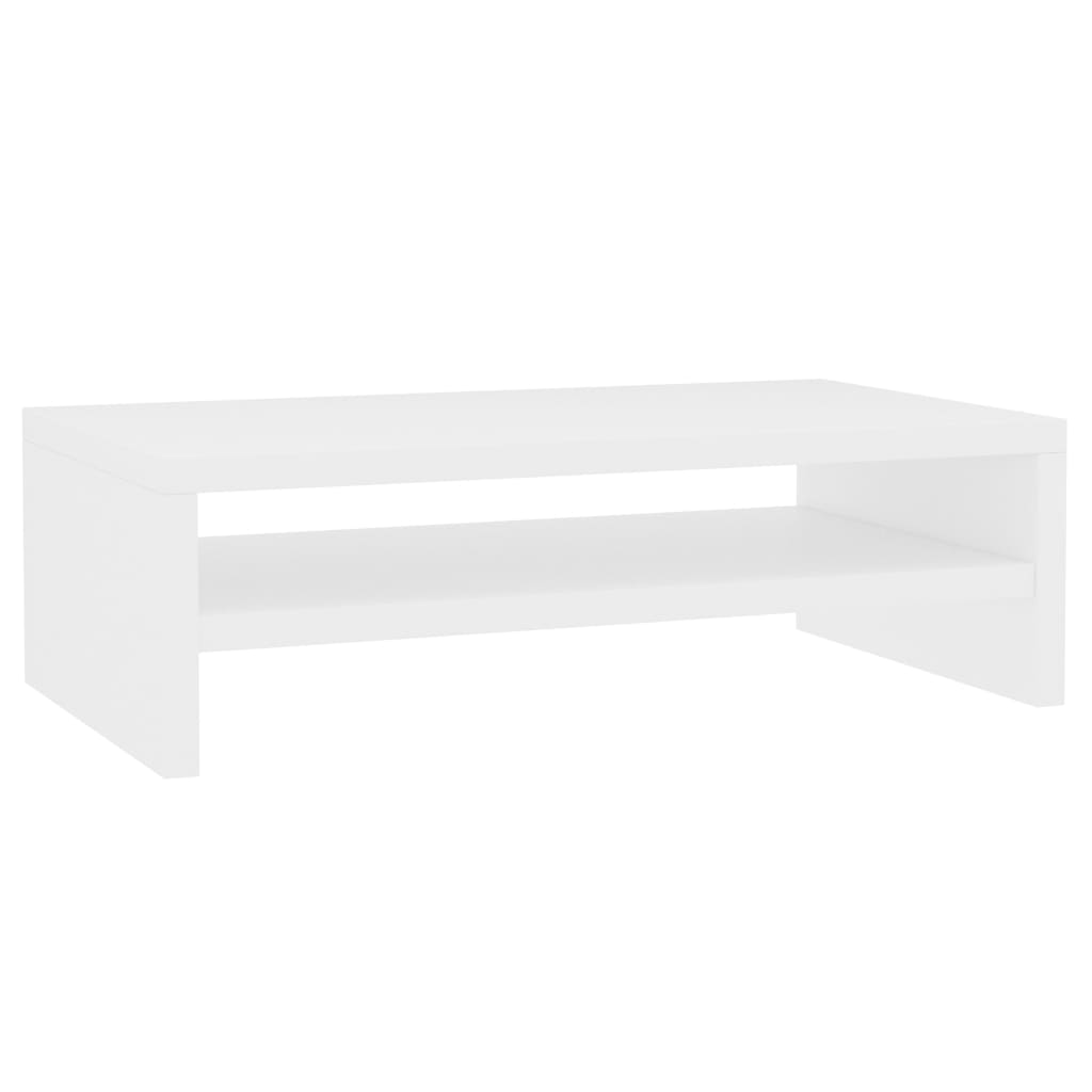 Monitorständer Weiß 42x24x13 cm Holzwerkstoff - Pazzar.ch