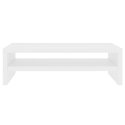 Monitorständer Weiß 42x24x13 cm Holzwerkstoff - Pazzar.ch