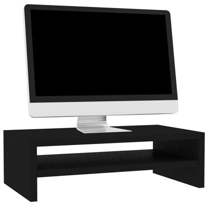 Monitorständer Schwarz 42x24x13 cm Holzwerkstoff - Pazzar.ch