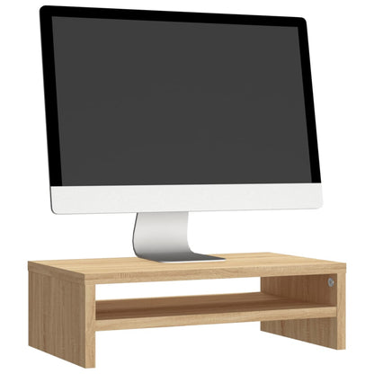 Monitorständer Sonoma-Eiche 42x24x13 cm Holzwerkstoff - Pazzar.ch