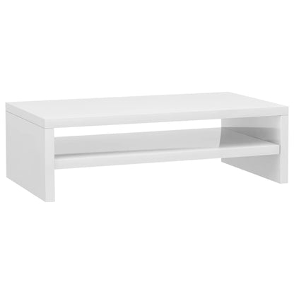 Monitorständer Hochglanz-Weiß 42x24x13 cm Holzwerkstoff - Pazzar.ch