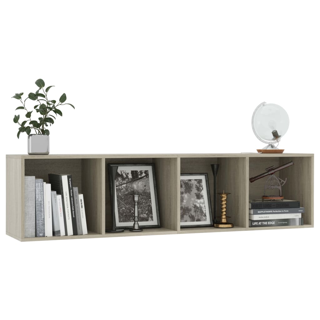 Bücherregal/TV-Schrank Sonoma-Eiche 143×30×36 cm - Pazzar.ch