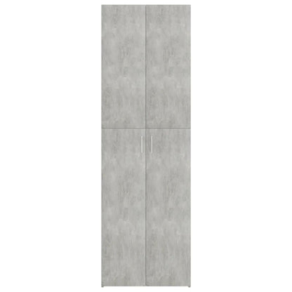Büroschrank Betongrau 60x32x190 cm Holzwerkstoff - Pazzar.ch