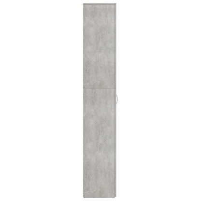 Büroschrank Betongrau 60x32x190 cm Holzwerkstoff - Pazzar.ch