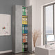 Büroschrank Betongrau 60x32x190 cm Holzwerkstoff