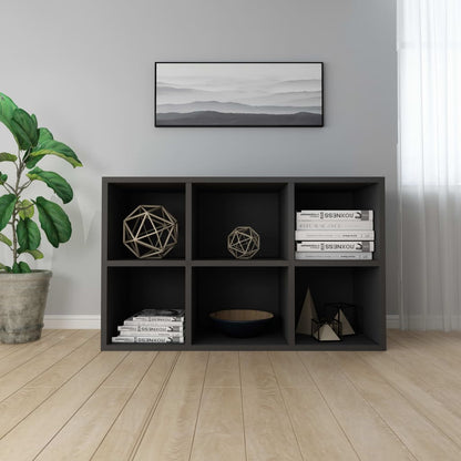 Bücherregal/Sideboard Schwarz 66x30x98 cm Holzwerkstoff - Pazzar.ch