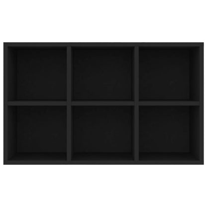 Bücherregal/Sideboard Schwarz 66x30x98 cm Holzwerkstoff - Pazzar.ch