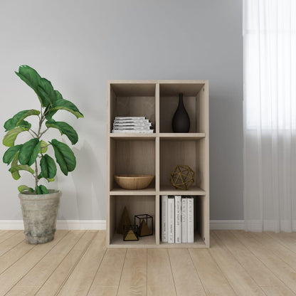 Bücherregal/Sideboard Sonoma-Eiche 66x30x98 cm Holzwerkstoff - Pazzar.ch