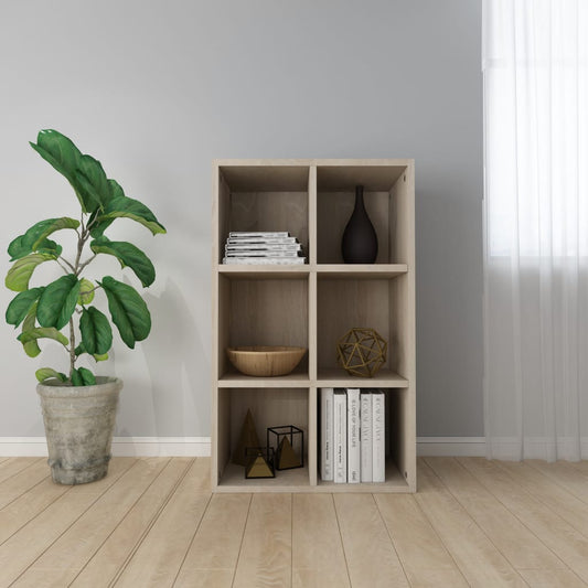 Bücherregal/Sideboard Sonoma-Eiche 66x30x98 cm Holzwerkstoff - Pazzar.ch