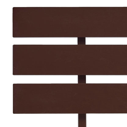 Massivholzbett Dunkelbraun Kiefer 90x200 cm - Pazzar.ch