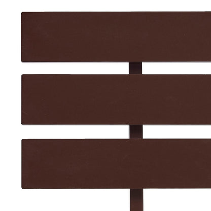 Massivholzbett Dunkelbraun Kiefer 140x200 cm - Pazzar.ch