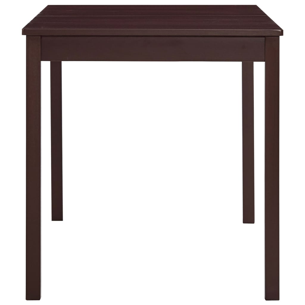 Esstisch Dunkelbraun 140 x 70 x 73 cm Kiefernholz - Pazzar.ch