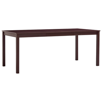 Esstisch Dunkelbraun 180 x 90 x 73 cm Kiefernholz - Pazzar.ch