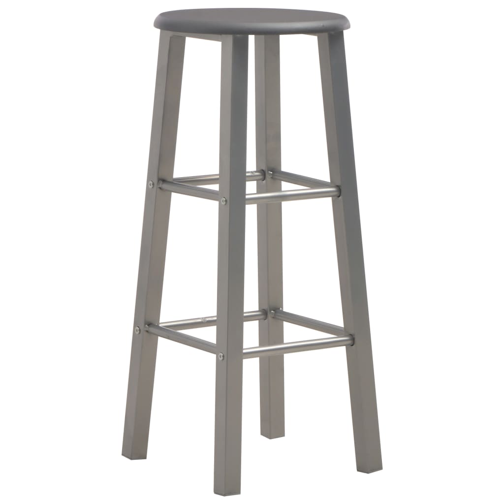 Barhocker 2 Stk. Anthrazit MDF - Pazzar.ch