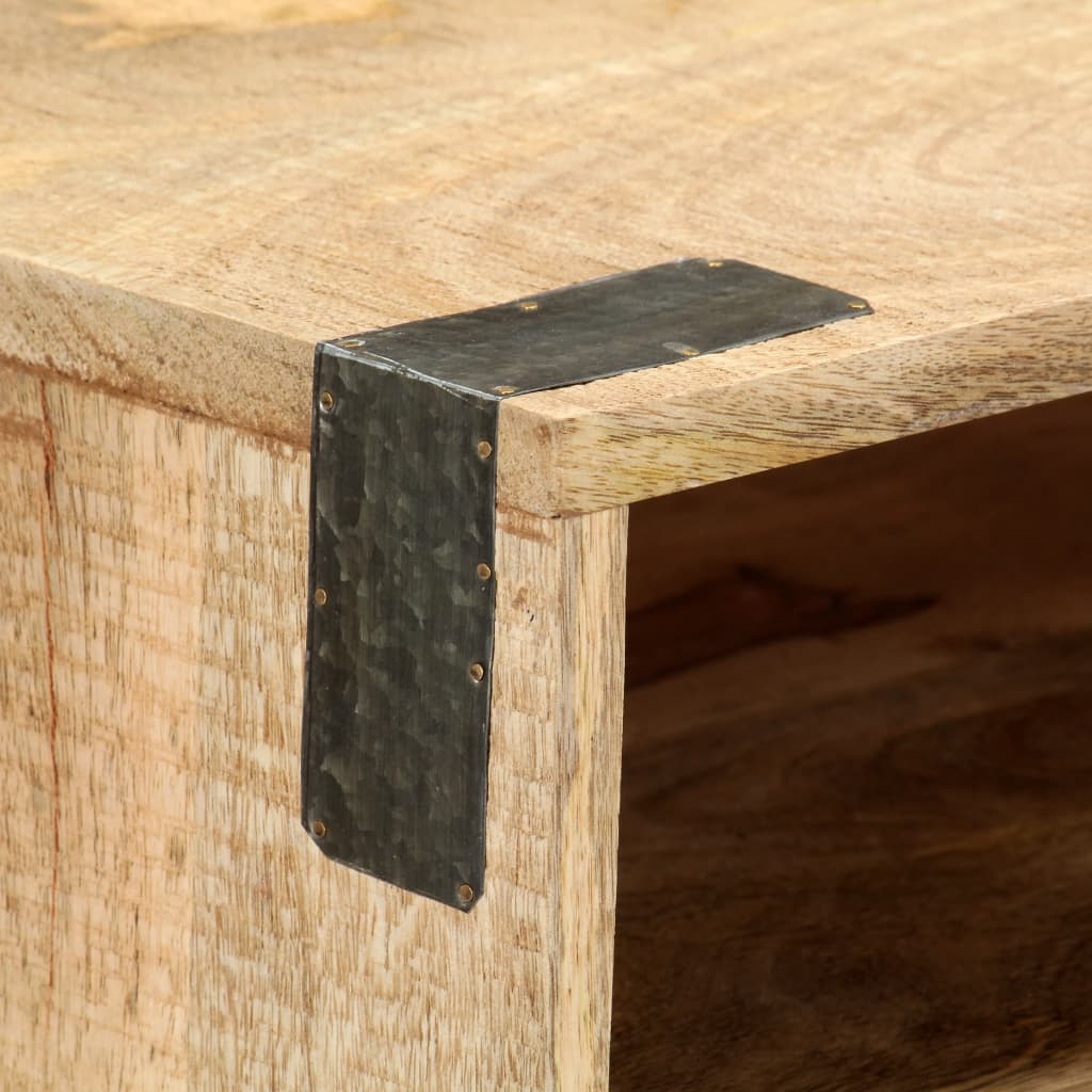 Konsolentisch 115 x 30 x 76 cm Massivholz Mango - Pazzar.ch
