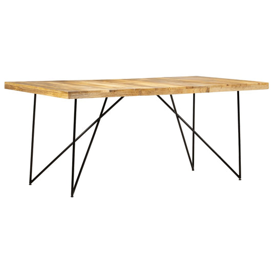 Esstisch 180×90×76 cm Mango Massivholz - Pazzar.ch