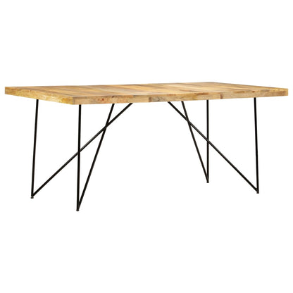 Esstisch 180×90×76 cm Mango Massivholz - Pazzar.ch
