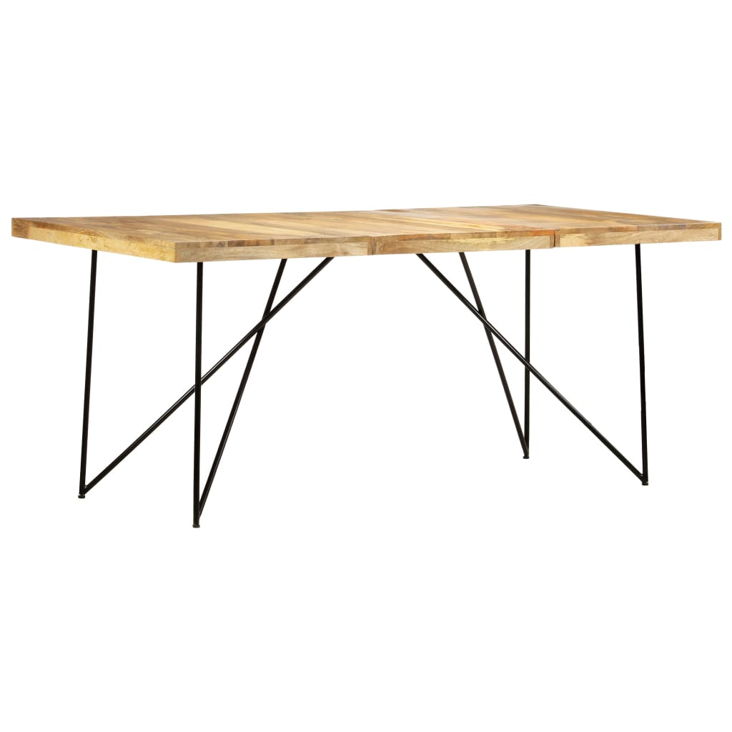 Esstisch 180×90×76 cm Mango Massivholz - Pazzar.ch