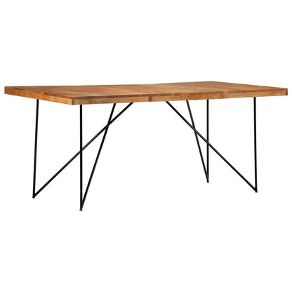 Esstisch 180 x 90 x 76 cm Massivholz Akazie - Pazzar.ch