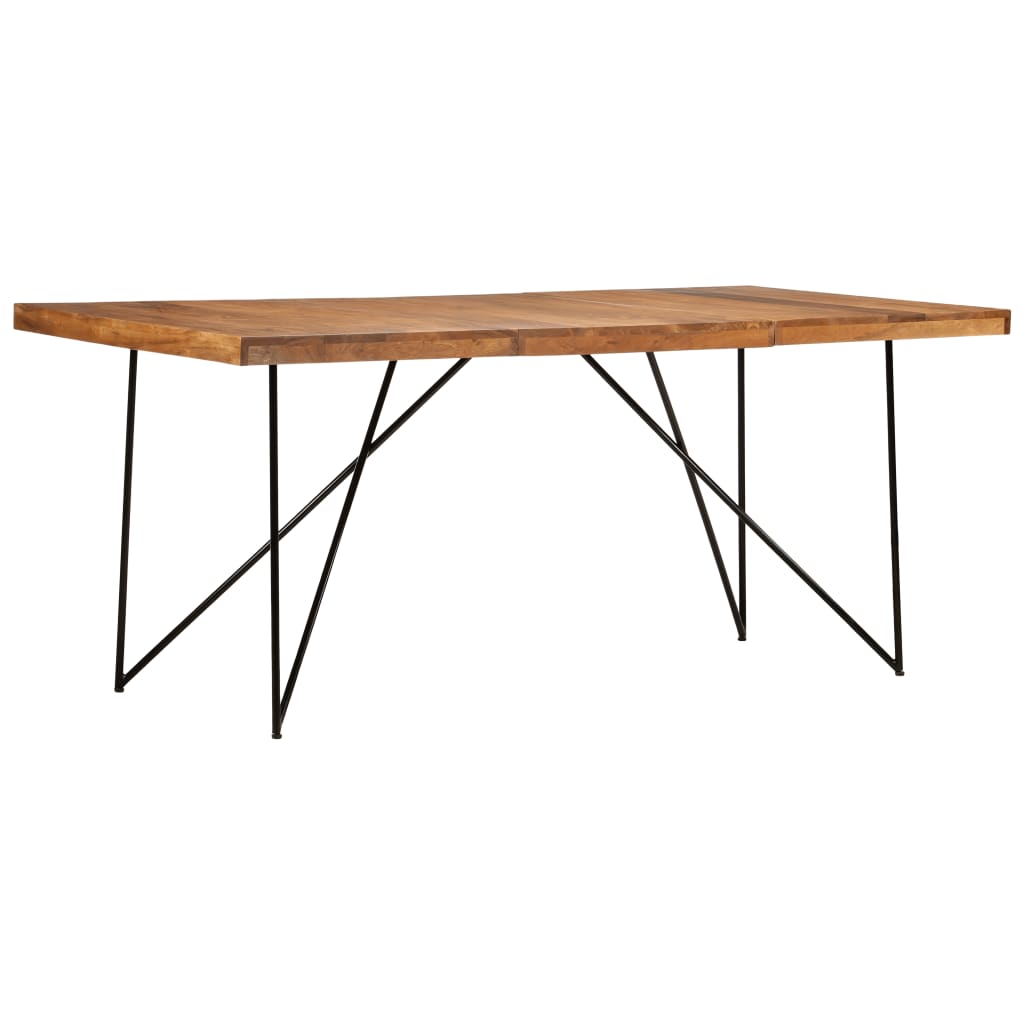 Esstisch 180 x 90 x 76 cm Massivholz Akazie - Pazzar.ch