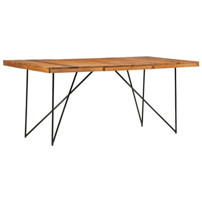 Esstisch 180 x 90 x 76 cm Massivholz Akazie - Pazzar.ch