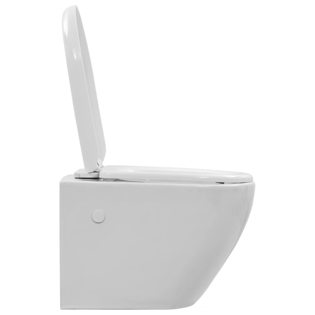 Wand-WC ohne Spülrand Keramik Weiß - Pazzar.ch