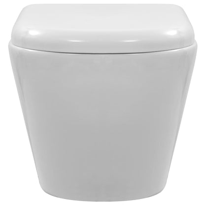 Wand-WC ohne Spülrand Keramik Weiß - Pazzar.ch