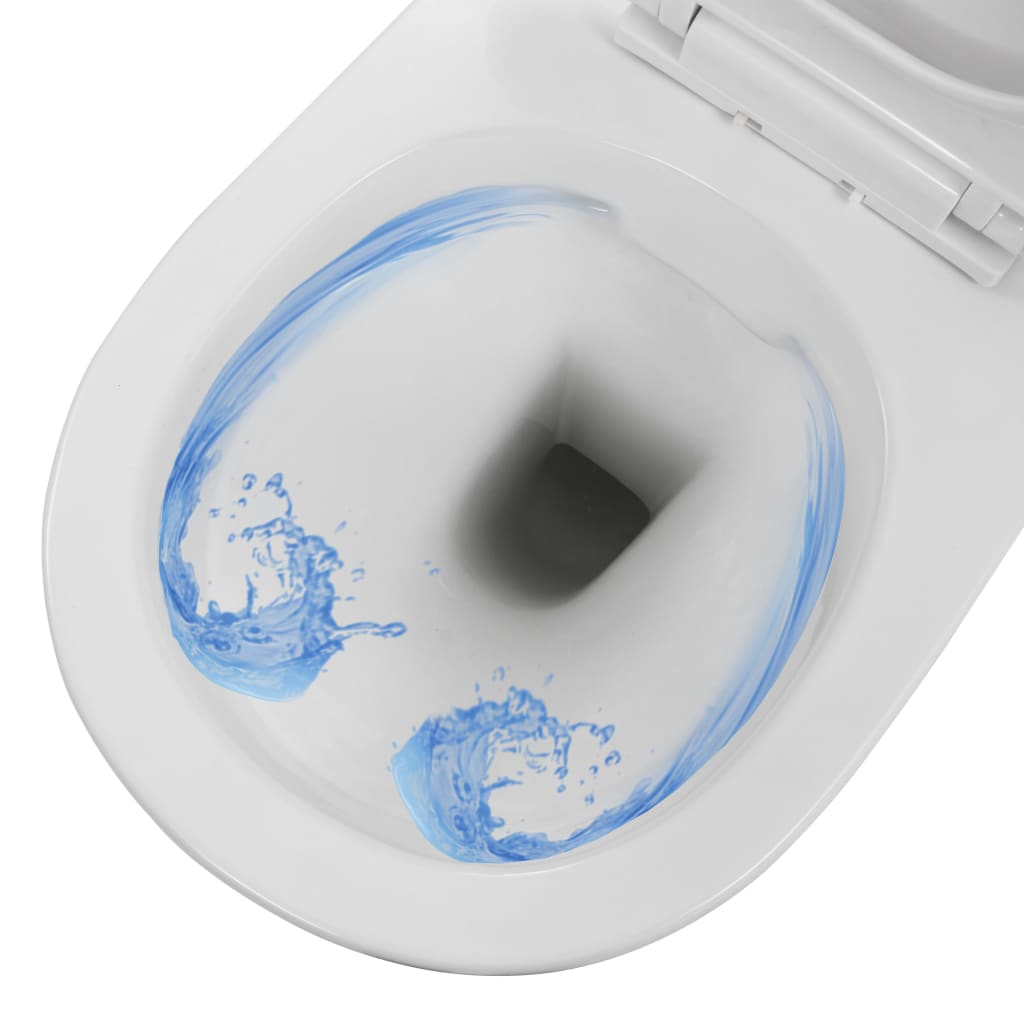 Wand-WC ohne Spülrand Keramik Weiß - Pazzar.ch