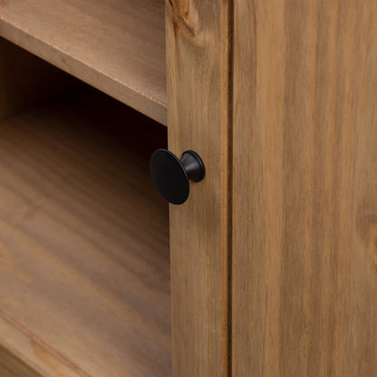 TV-Schrank 120 x 40 x 50 cm Massivholz Panama-Kiefer - Pazzar.ch