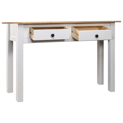 Konsolentisch Weiß 110x40x72 cm Kiefernholz Panama - Pazzar.ch