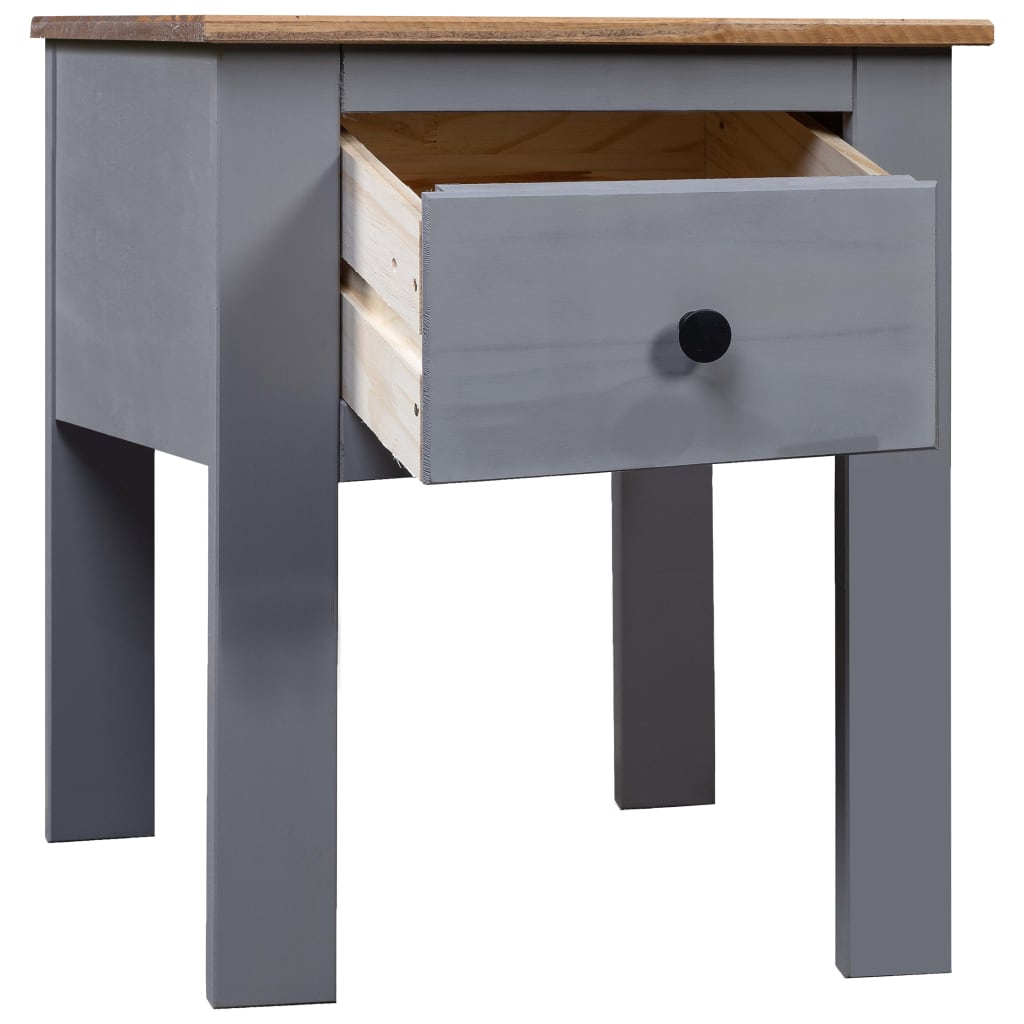 Nachttisch Grau 46x40x57 cm Kiefernholz Panama - Pazzar.ch