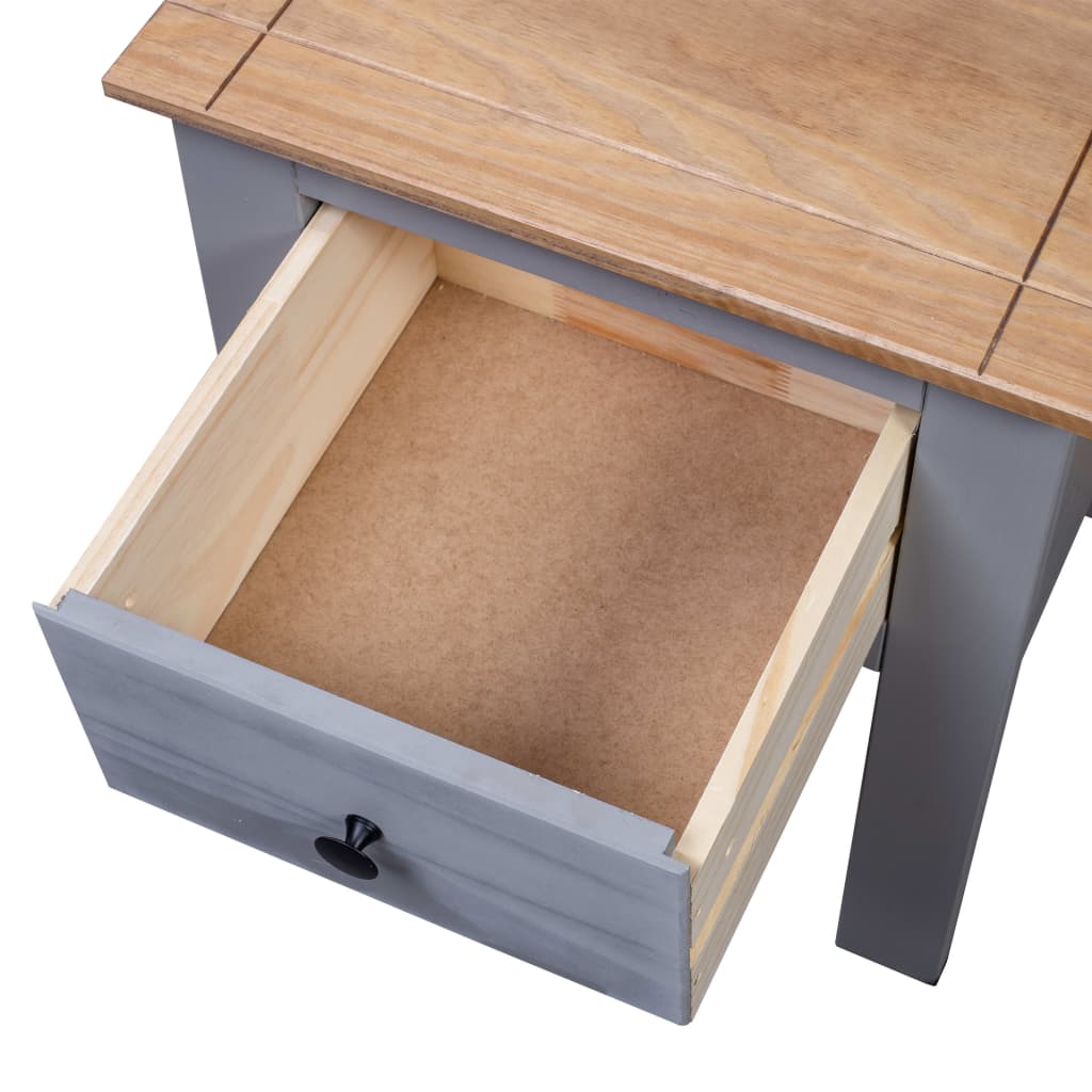Nachttisch Grau 46x40x57 cm Kiefernholz Panama - Pazzar.ch