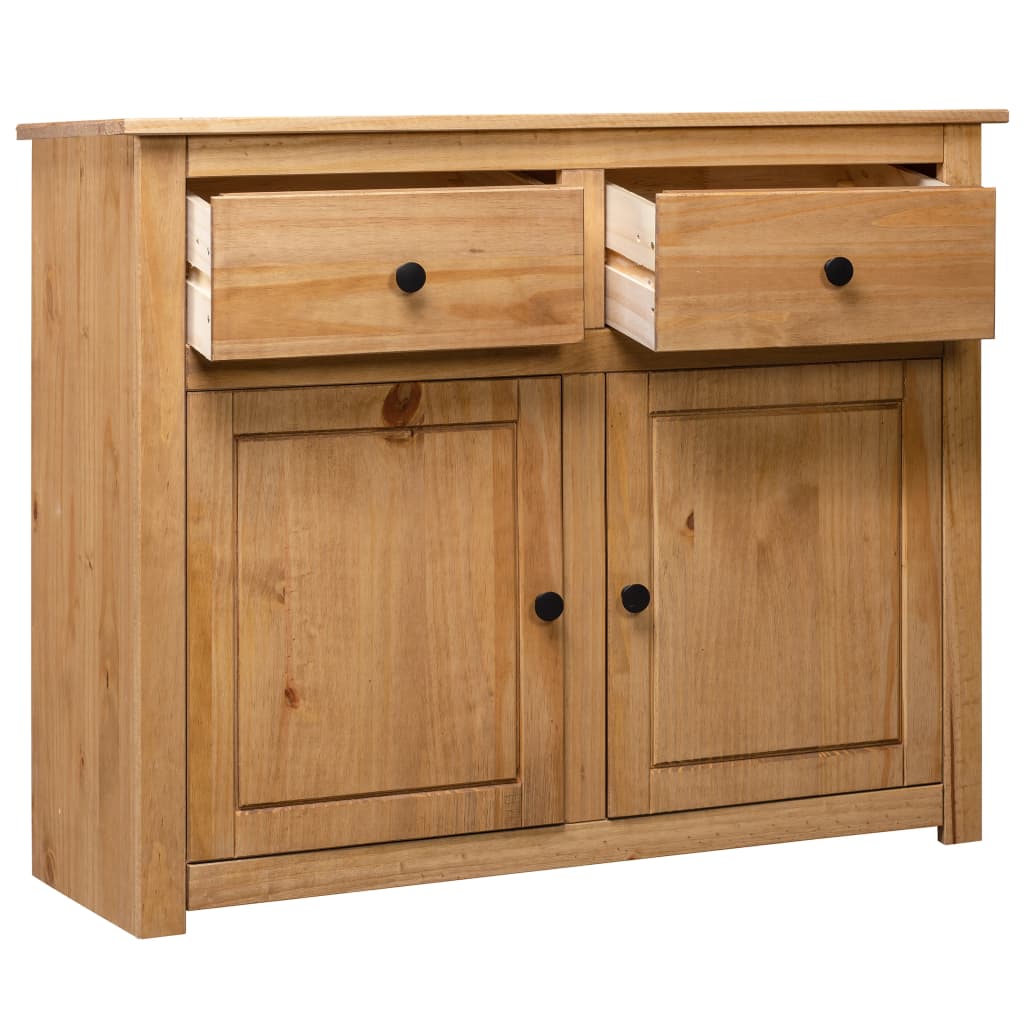 Sideboard 93x40x80 cm Kiefernholz Panama - Pazzar.ch